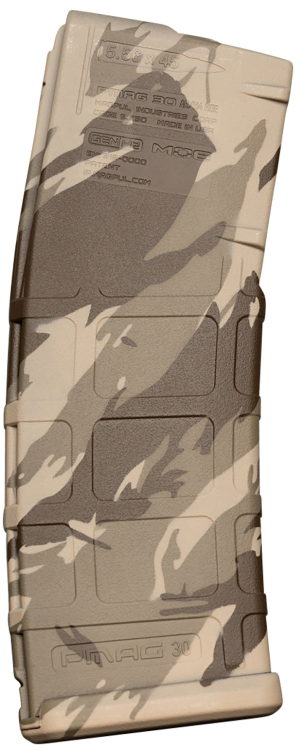 Weapon Works 228037 AR-15 PMAG 30 Round 5.56x45mm GEN M2 MOE Magazine Desert VTS Pattern