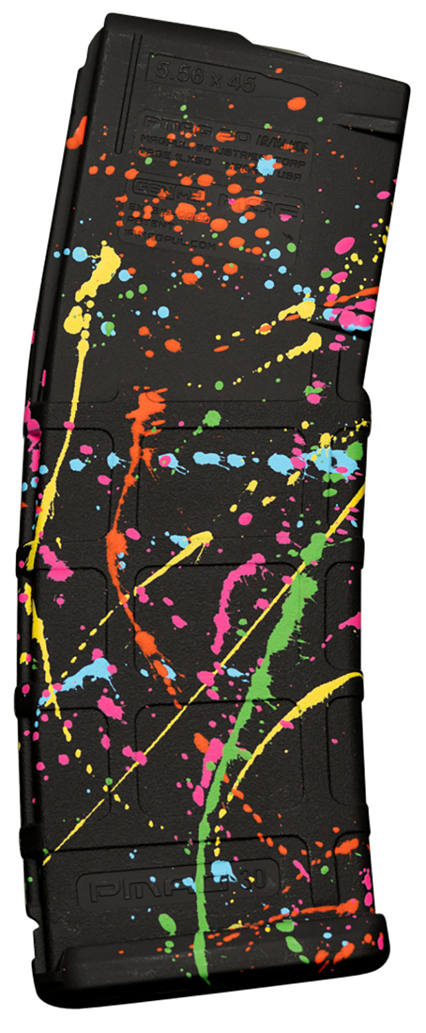 Weapon Works 228049 AR-15 PMAG 30 Round 5.56x45mm GEN M2 MOE Magazine Splatter Pattern