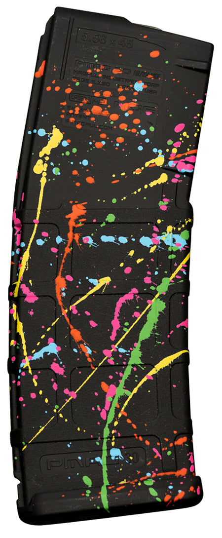 Weapon Works 228049 AR-15 PMAG 30 Round 5.56x45mm GEN M2 MOE Magazine Splatter Pattern