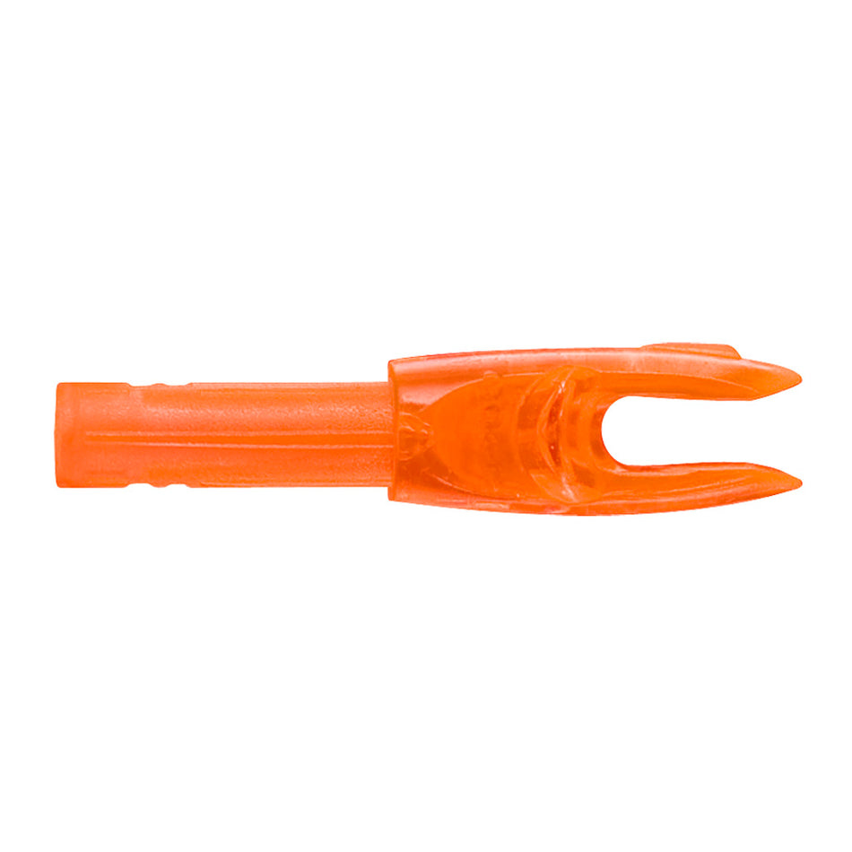 Easton 4mm Small Groove G Nocks, Orange, 12 Count