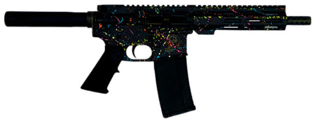 GLFA GL15223PSBLK .223 Wylde Pistol 7.5in Splatter Black