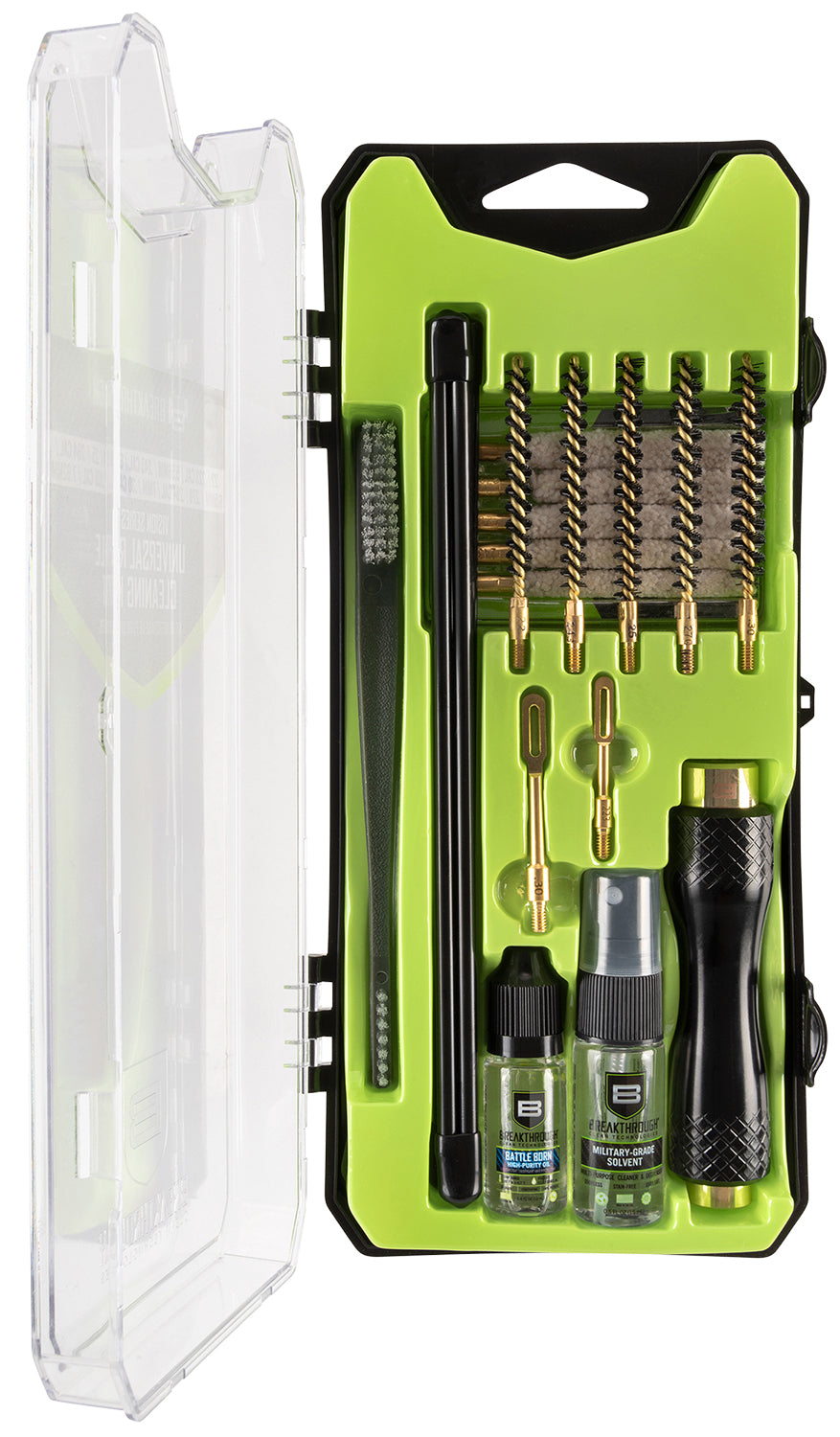 Breakthrough Clean Vision Series Universal Rifle Cleaning Kit with Solvent and Oil