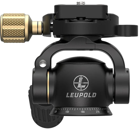 Leupold 183550 Friction Control Tripod Pan Head for Binoculars/Spotting Scopes Black