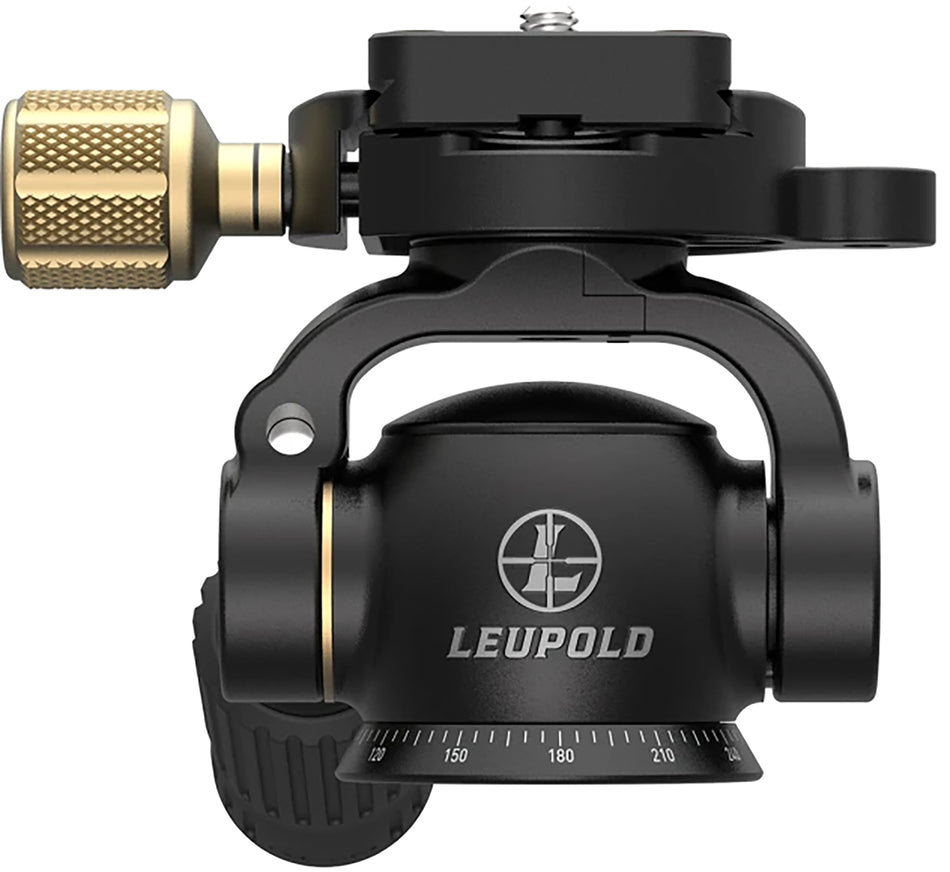Leupold 183550 Friction Control Tripod Pan Head for Binoculars/Spotting Scopes Black