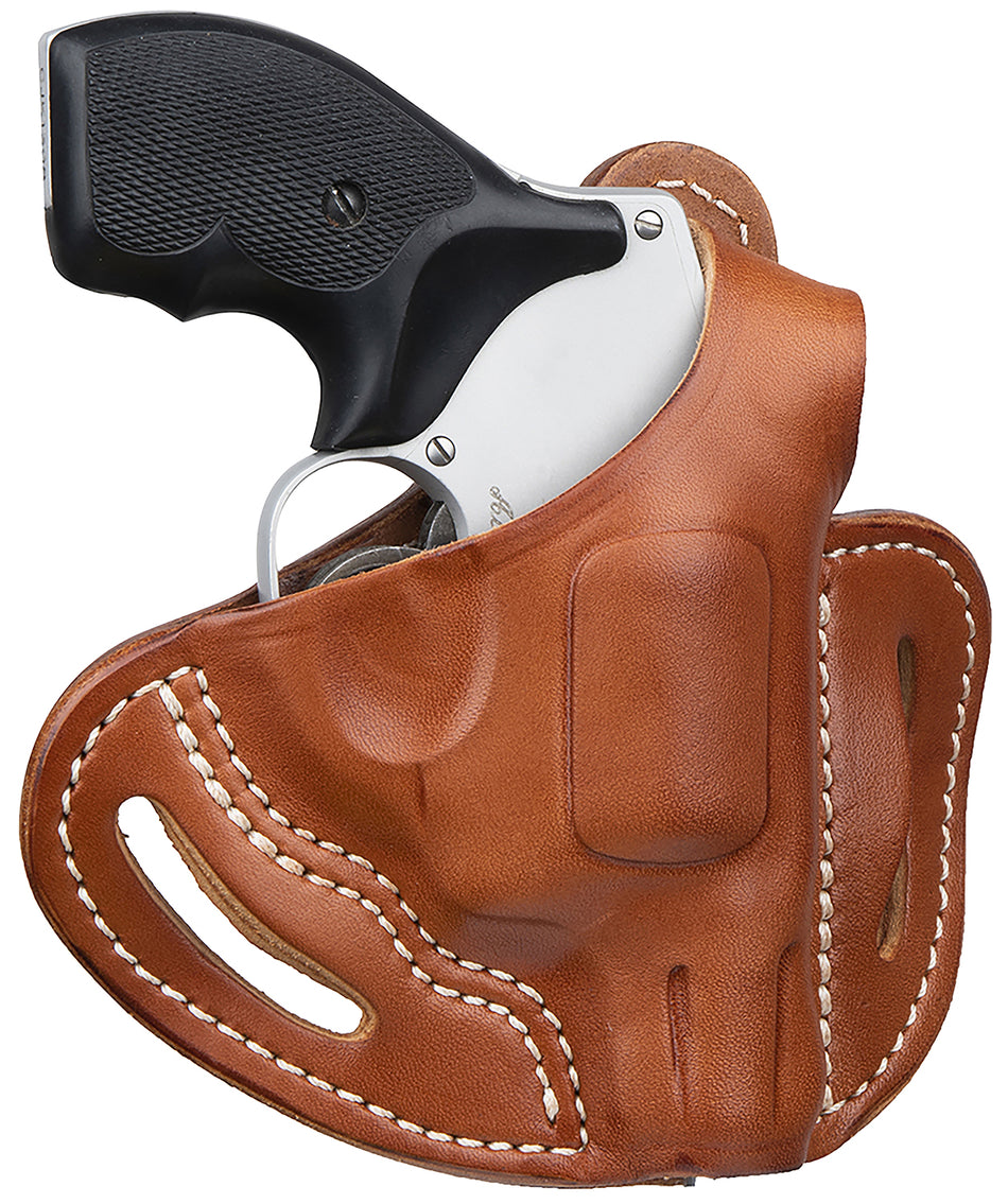 1791 Gunleather OWB RVHX-1 Classic Brown Leather Thumbbreak Holster J-Frame Right Hand
