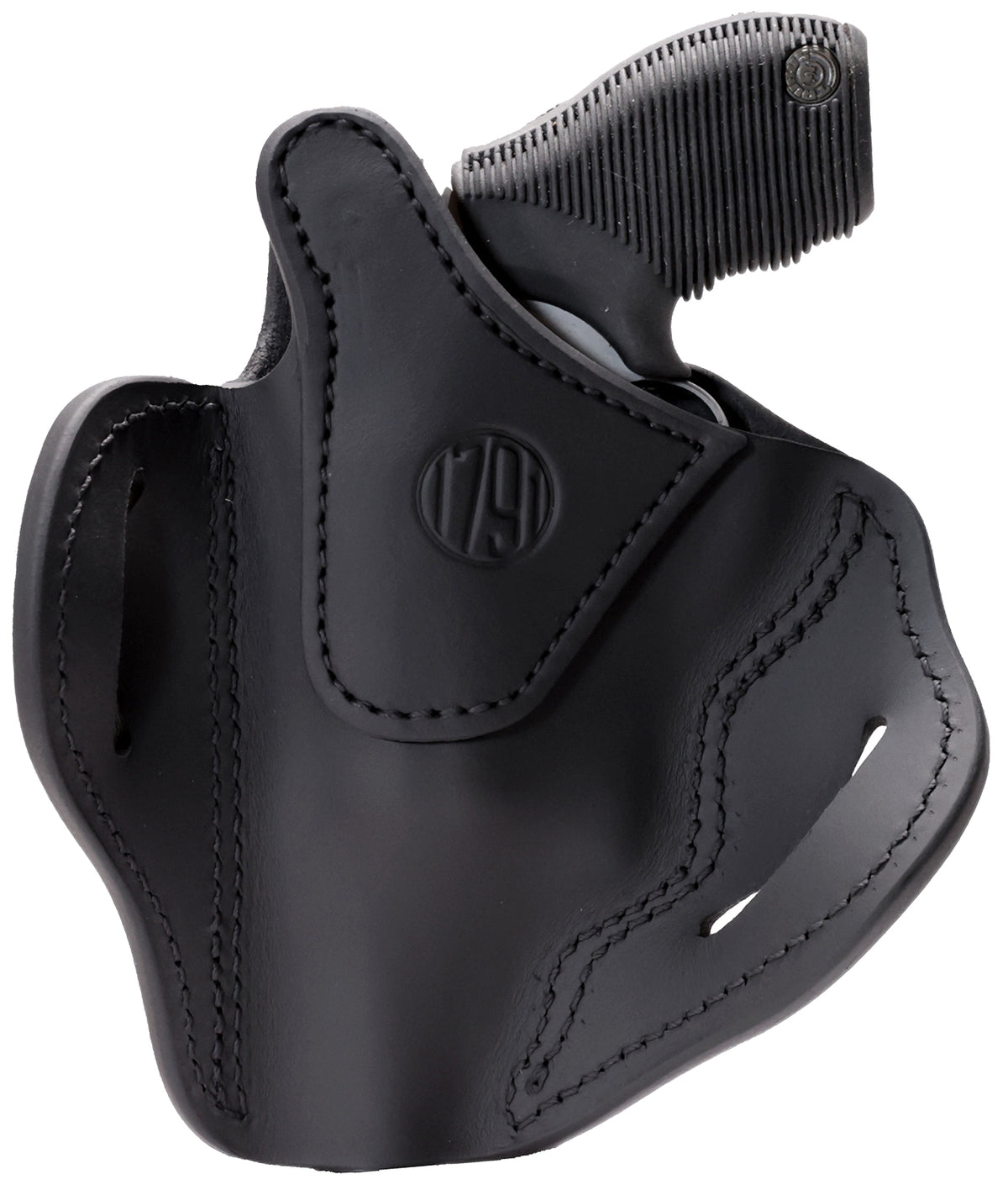 1791 Gunleather RVHX-3 OWB Size 03 Z-Frame Stealth Black Leather Holster Belt Slide Right Hand Thumbbreak