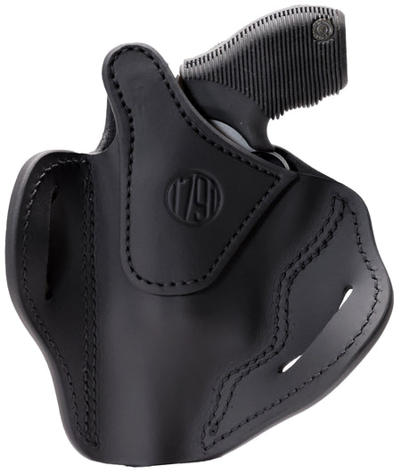 1791 Gunleather RVHX-3 OWB Size 03 Z-Frame Stealth Black Leather Holster Belt Slide Right Hand Thumbbreak
