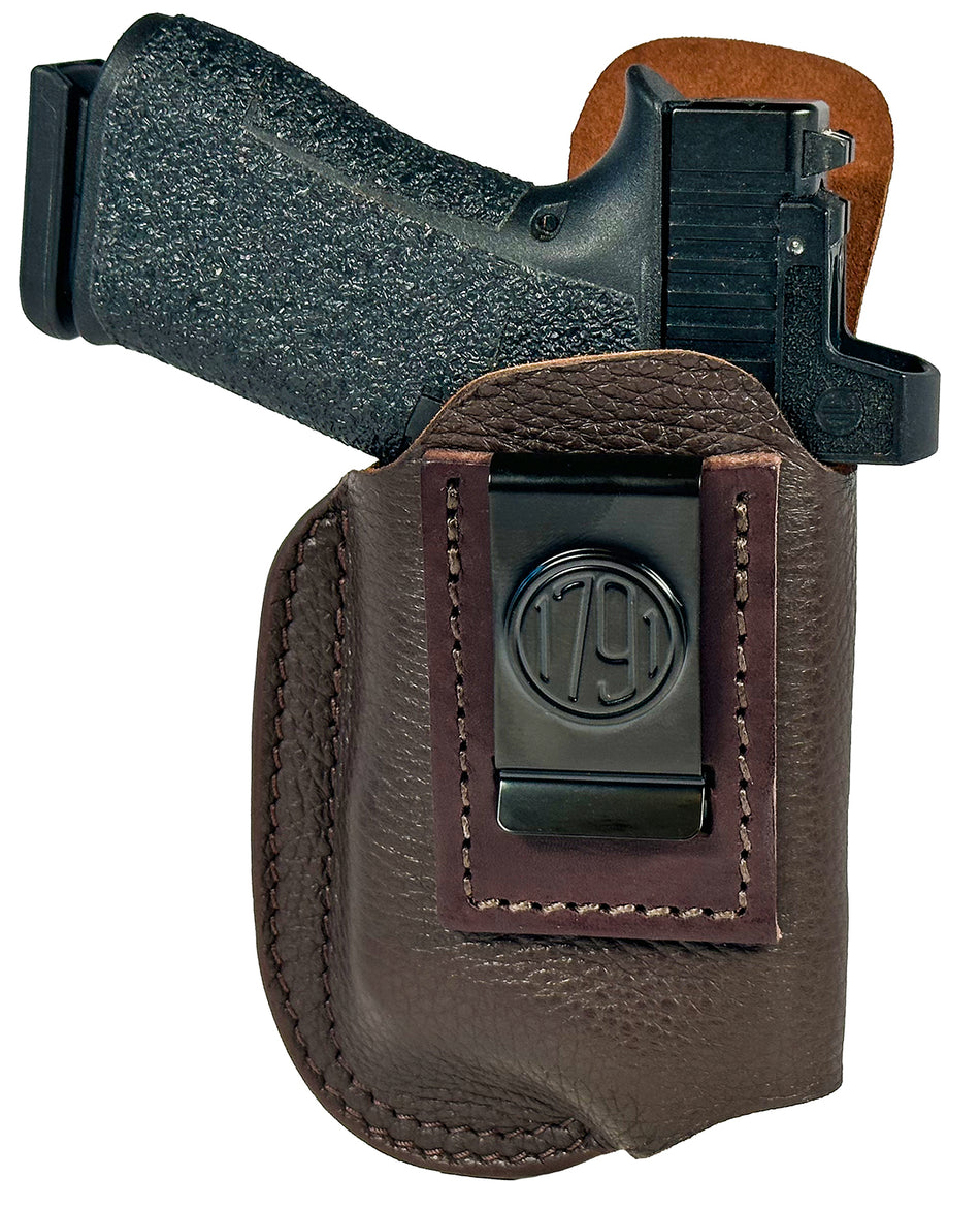 1791 Gunleather Fair Chase Light Bearing Optic Ready IWB Holster Size 03 Brown Deer Hide Leather