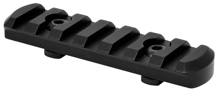 Warne 6203M 7-Slot M-LOK Rail Section Black Anodized Aluminum