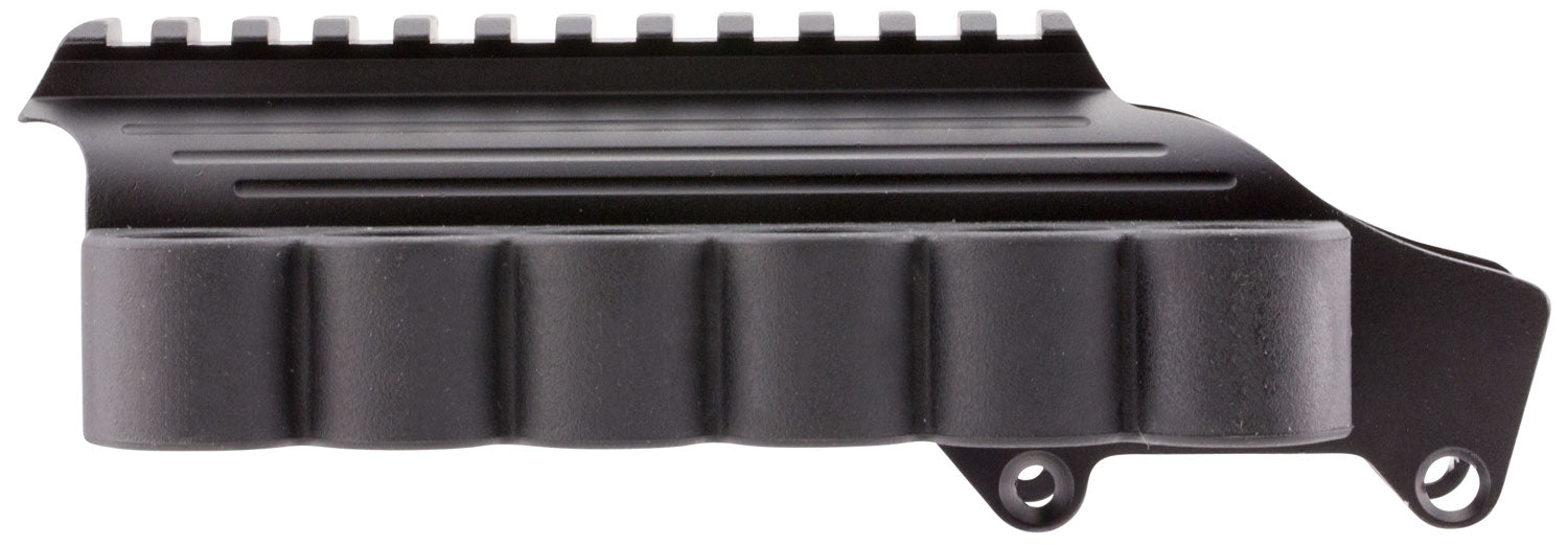 TacStar 1081035 Remington 870/1100/1187 12 Gauge Shotgun Rail Mount with Sidesaddle 6rd Black