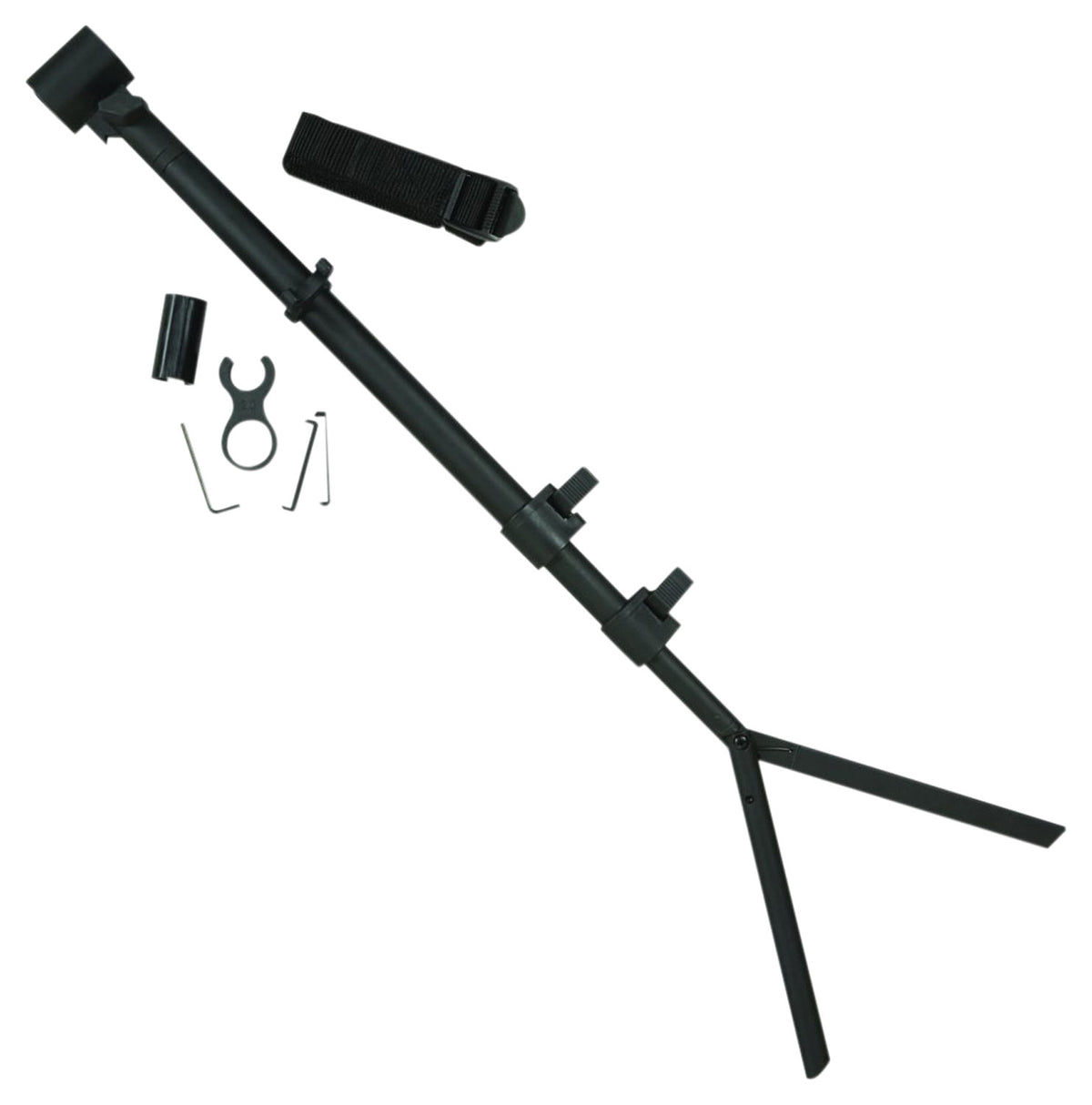 Hunters Specialties 00614 V-Pod Shotgun Shooting Stick Black 12/20 Gauge