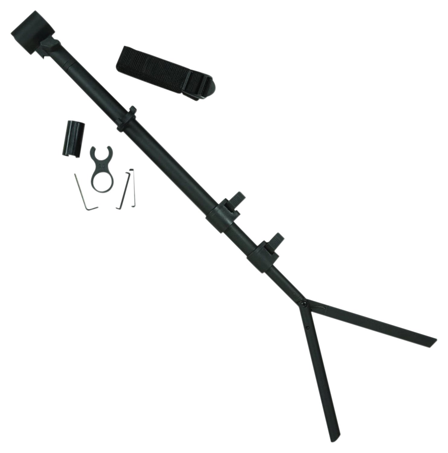 Hunters Specialties 00614 V-Pod Shotgun Shooting Stick Black 12/20 Gauge