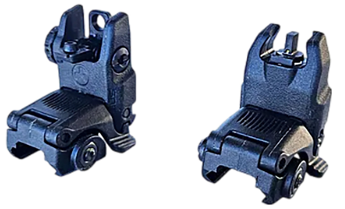 HiViz ARN21 AR-15 Folding Back Up Sight - Black Low-Profile BUIS