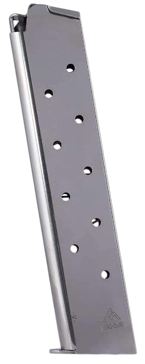 Mec-Gar MGCG4511N 1911 Government 45 ACP 11rd Nickel Carbon Steel Magazine