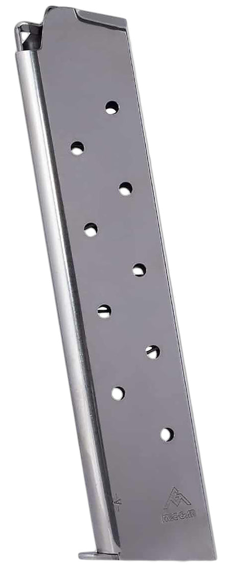 Mec-Gar MGCG4511N 1911 Government 45 ACP 11rd Nickel Carbon Steel Magazine
