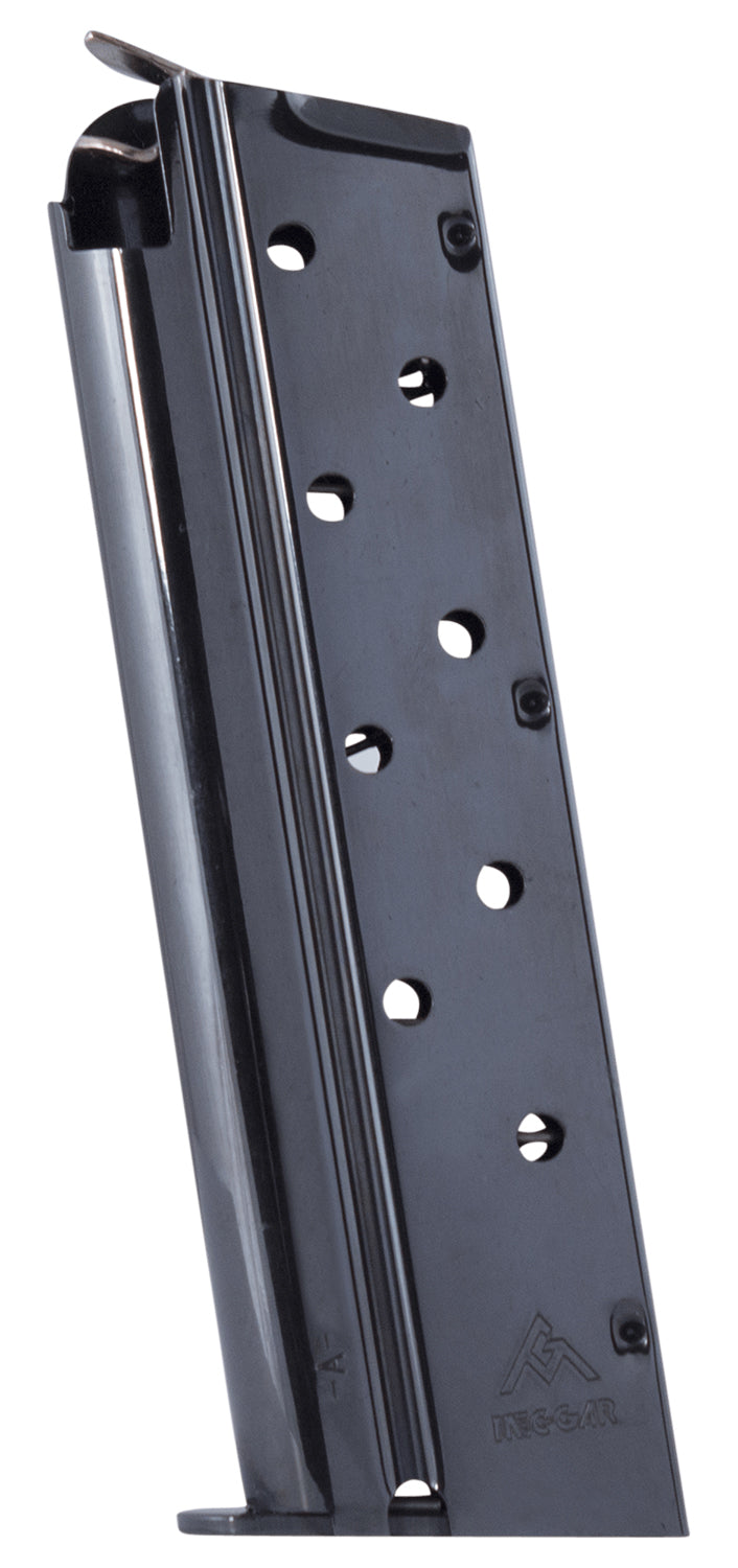 Mec-Gar MGCGOV9LB 1911 Government 9rd 9mm Luger Black Carbon Steel Magazine