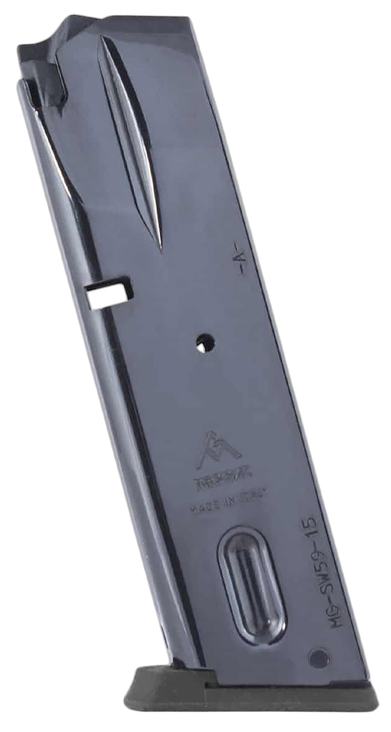 Mec-Gar MGSW5915N S&W 5900/915/910/659 15-Round 9mm Black Nickel Magazine