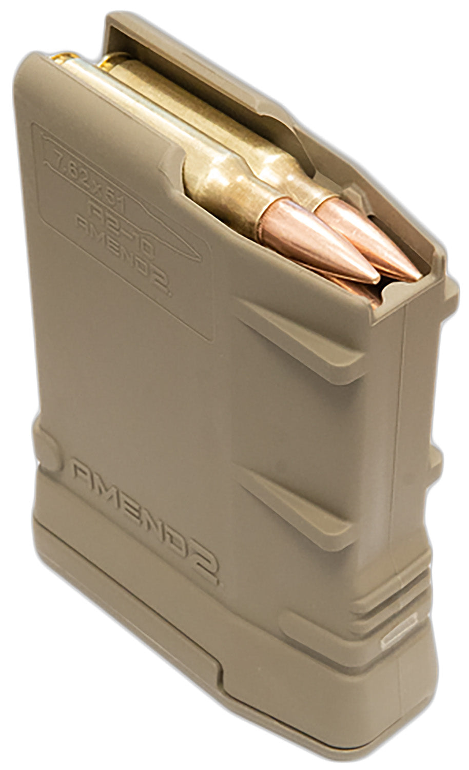 Amend2 762MOD2FDE10 MOD-2 10-Round .308 Win AR-10 Magazine FDE Polymer