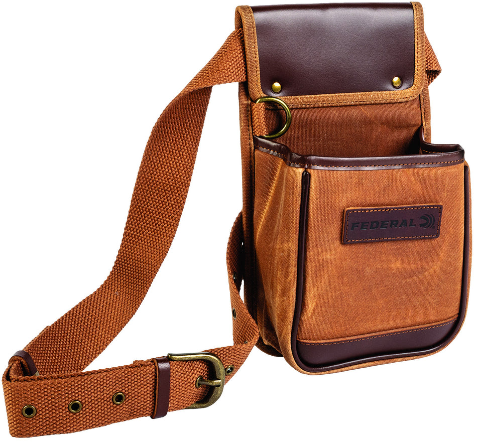Remington Accessories Premium Shell Pouch Tan Canvas Trap/Skeet