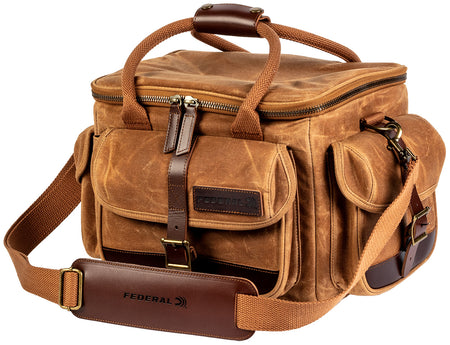 Remington Premium Range Bag Tan with Leather Accents