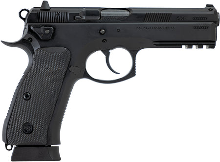CZ-USA 75 SP-01 Tactical 9mm Luger 19+1 4.6" Black Nitride Pistol with Picatinny Rail