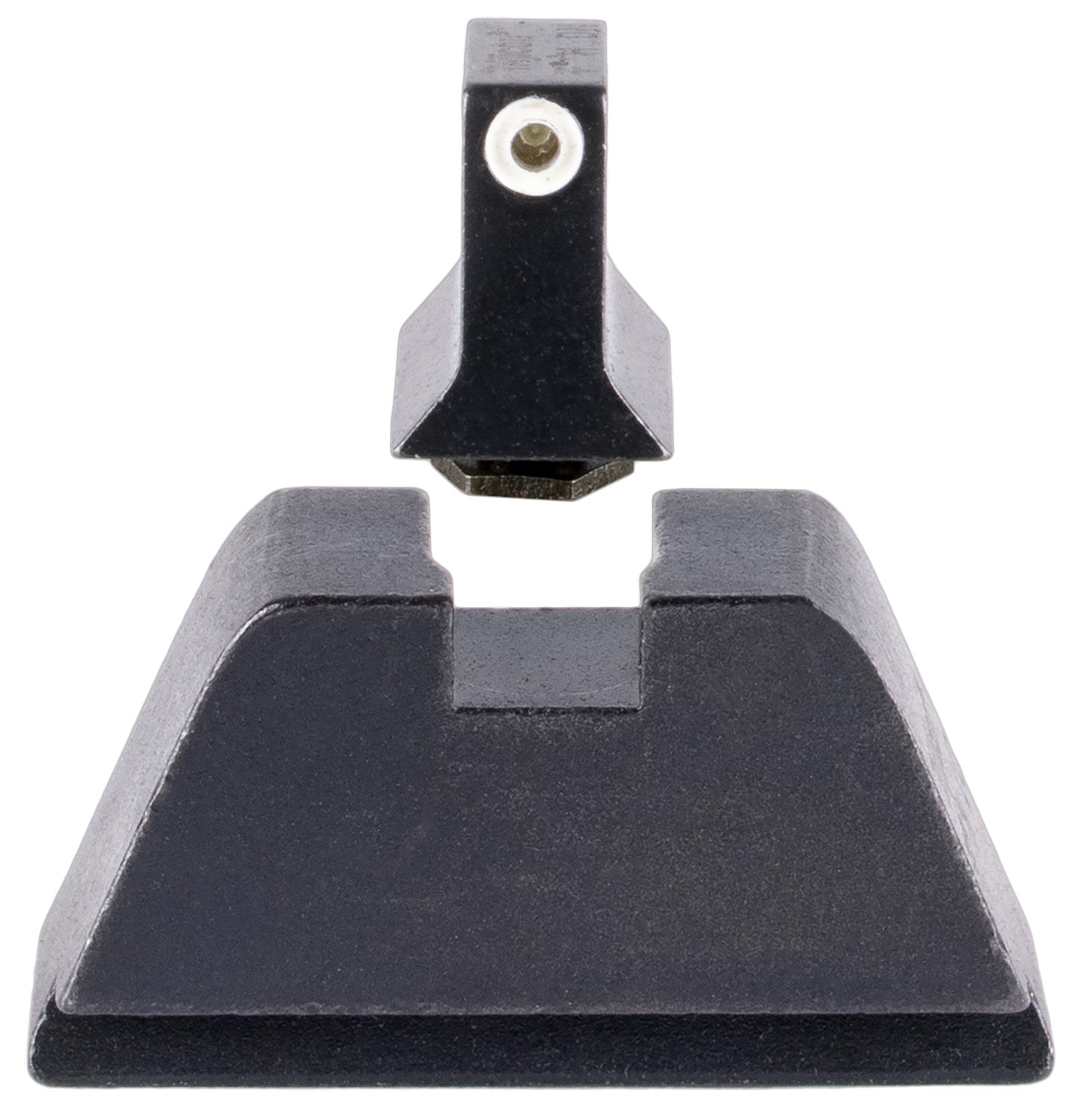 Trijicon Suppressor Height Sights GL201C601136 Green Tritium White Front Black Rear Glock 17 17L 19 22 Standard Frame
