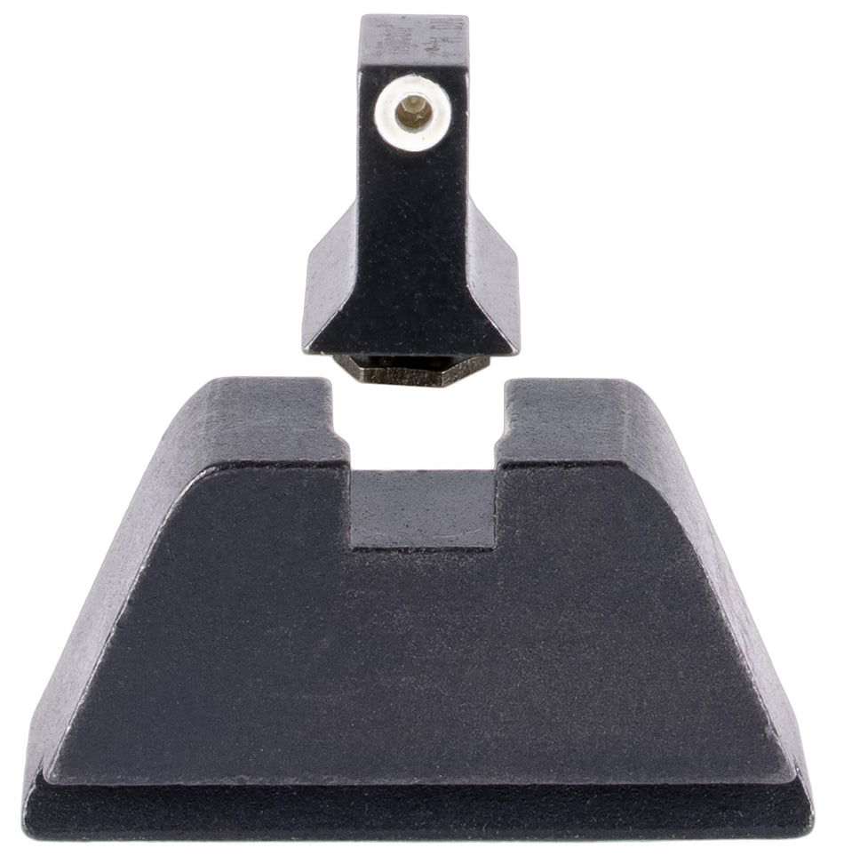 Trijicon Suppressor Height Sights GL201C601136 Green Tritium White Front Black Rear Glock 17 17L 19 22 Standard Frame