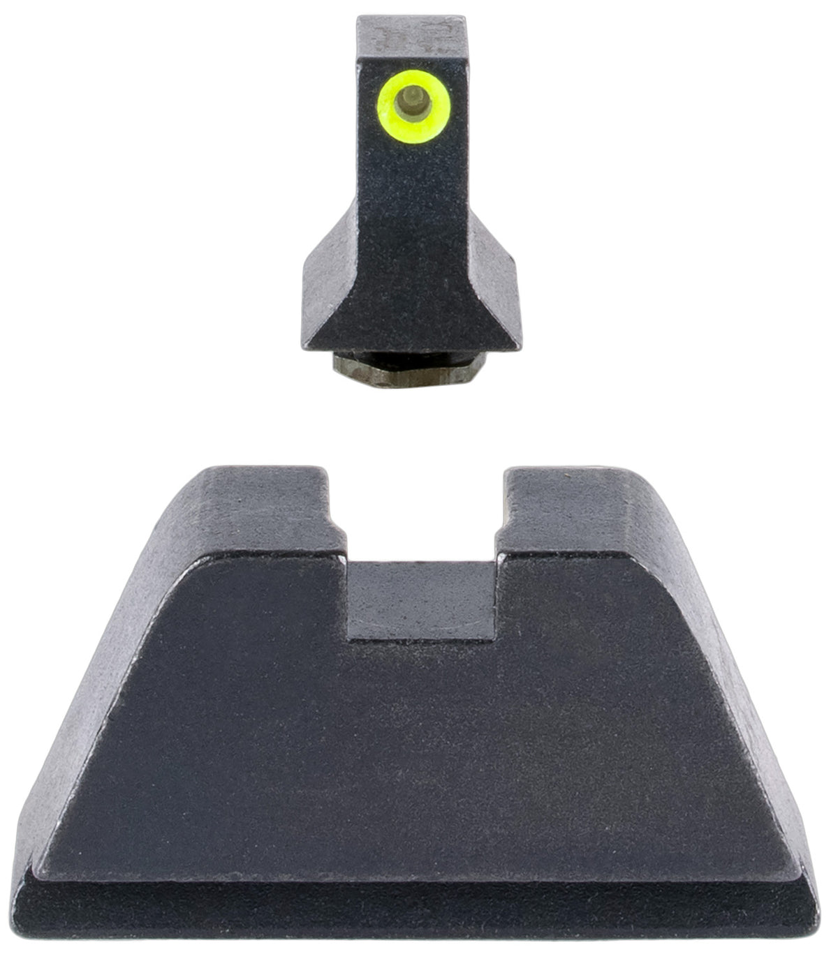 Trijicon Suppressor Height Sights GL201C601139 Green Tritium Yellow Front Blank Rear Glock 17 17L 19 22 Standard Frame