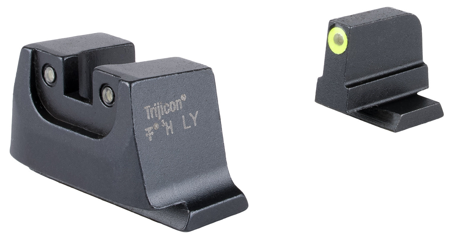 Trijicon Suppressor Height Sights SA240C601149 Green Tritium Yellow Front Black Outline Rear Smith Wesson M&P CORE M2.0