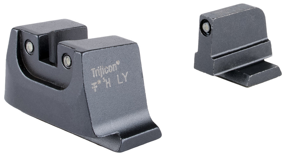 Trijicon Suppressor Height Sights SA240C601150 Green Tritium Black Outline Front Rear Smith Wesson M&P CORE M2.0