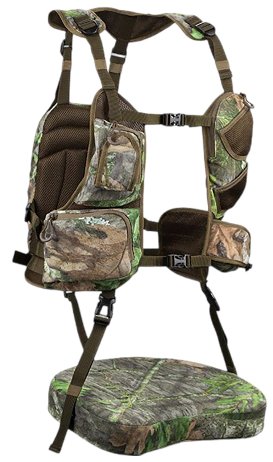 Knight & Hale Run N Gun 200 Turkey Hunting Vest Mossy Oak Obsession Camo