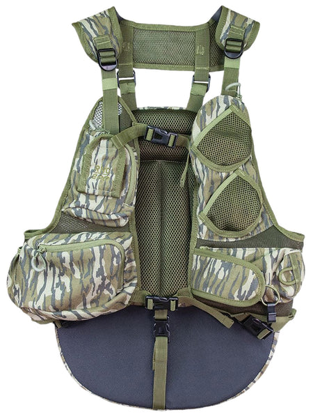 Knight & Hale Run N Gun Turkey Hunting Vest with Decoy Sling Mossy Oak Bottomland