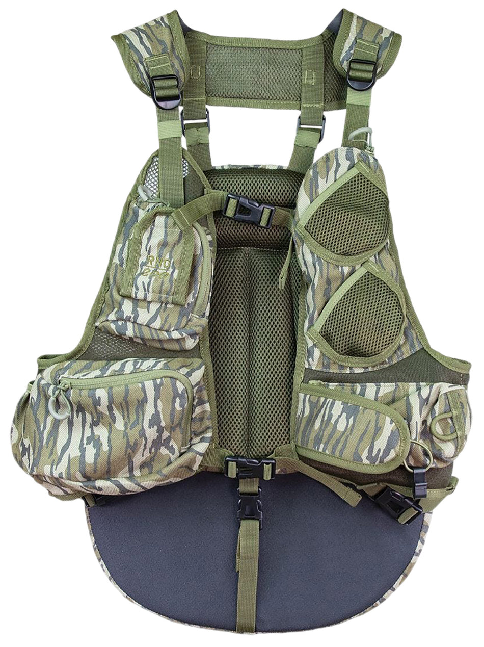 Knight & Hale Run N Gun Turkey Hunting Vest with Decoy Sling Mossy Oak Bottomland