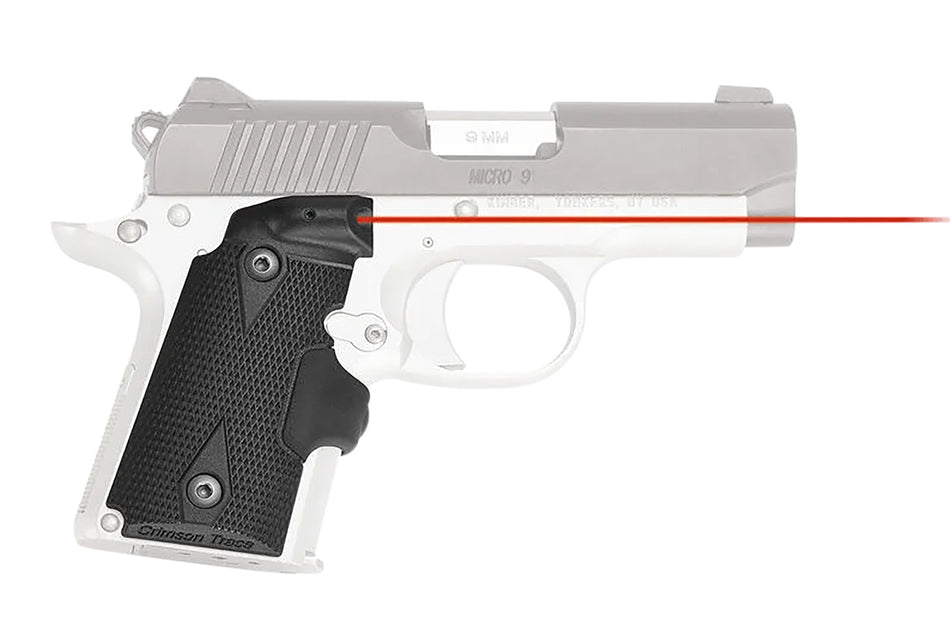 Crimson Trace Lasergrips 0152601 Red Laser Sight for Kimber Micro 9, Black Polymer