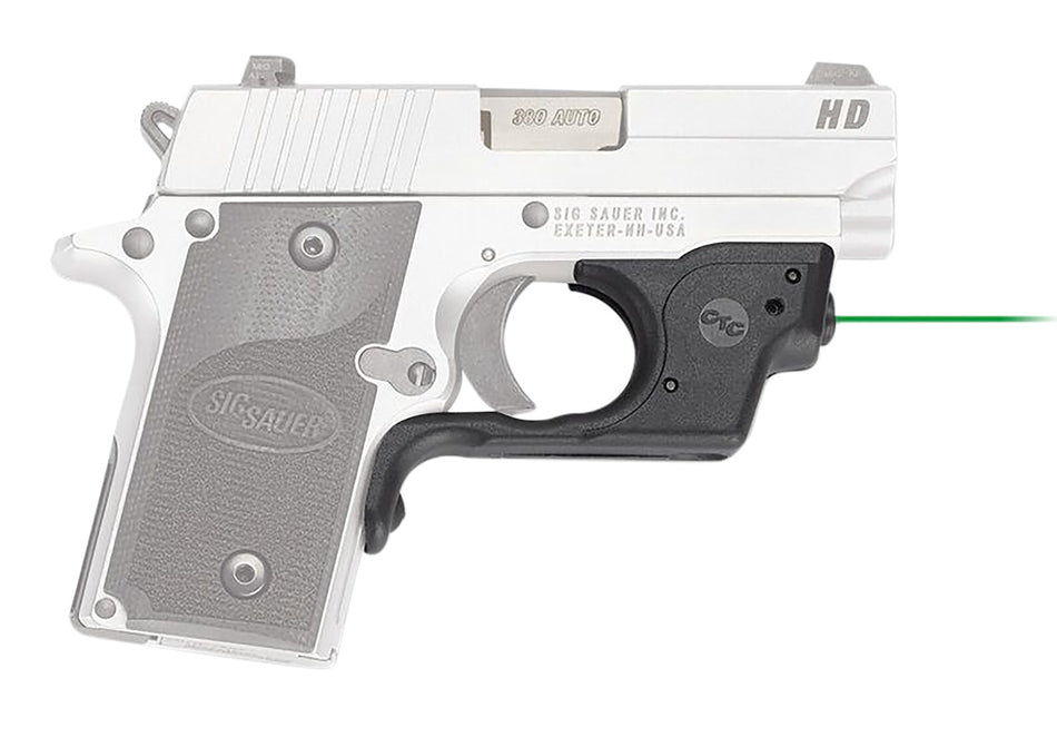 Crimson Trace Laserguard 0147501 Green Laser for Sig P238 and P938, Black Polymer