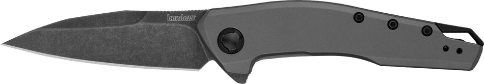 Kershaw 1815 Sanctum 2.98" Assisted Opening Folder Wharncliffe 8Cr13MoV Blade, Gray PVD Steel Handle