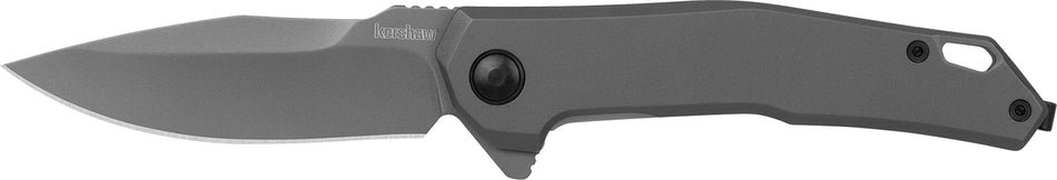 Kershaw 5570 Helitack 3.26" Flipper Folder Gray PVD 8Cr13MoV Blade, Gray PVD Stainless Steel Handle
