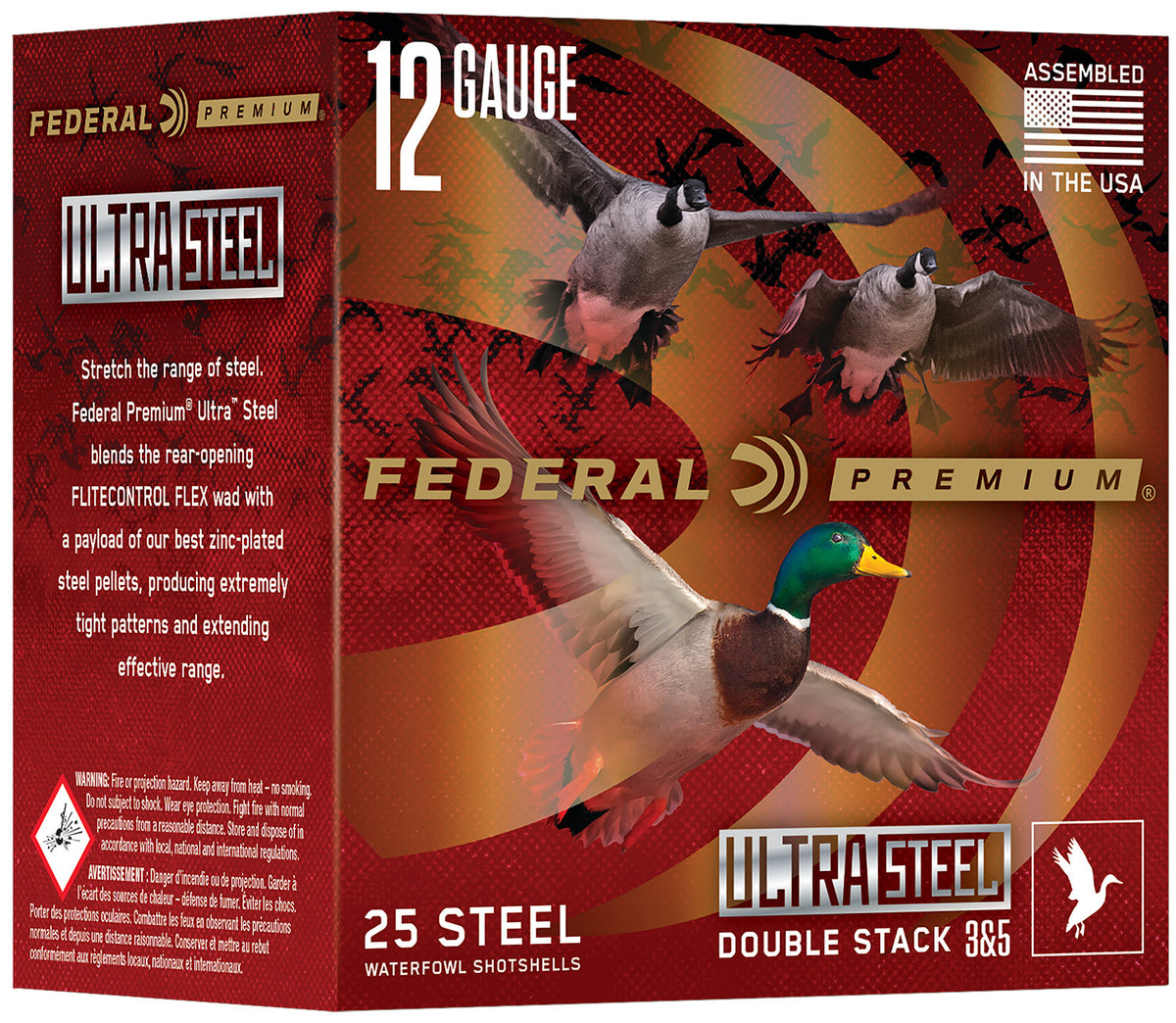 Federal Ultra Steel  2 12 Gauge 1-1 4 oz 3 in