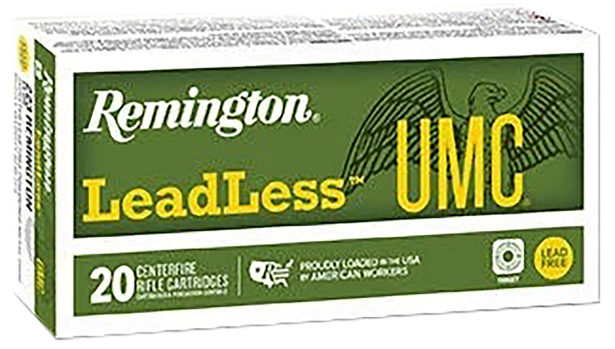 Remington .223 Remington Rifle Ammo UMC Leadless Lead Free Jacketed Solid 55 grain 