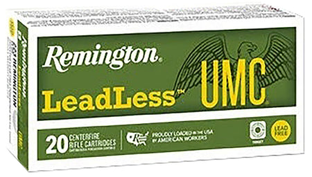 Remington .223 Remington Rifle Ammo UMC Leadless Lead Free Jacketed Solid 55 grain 