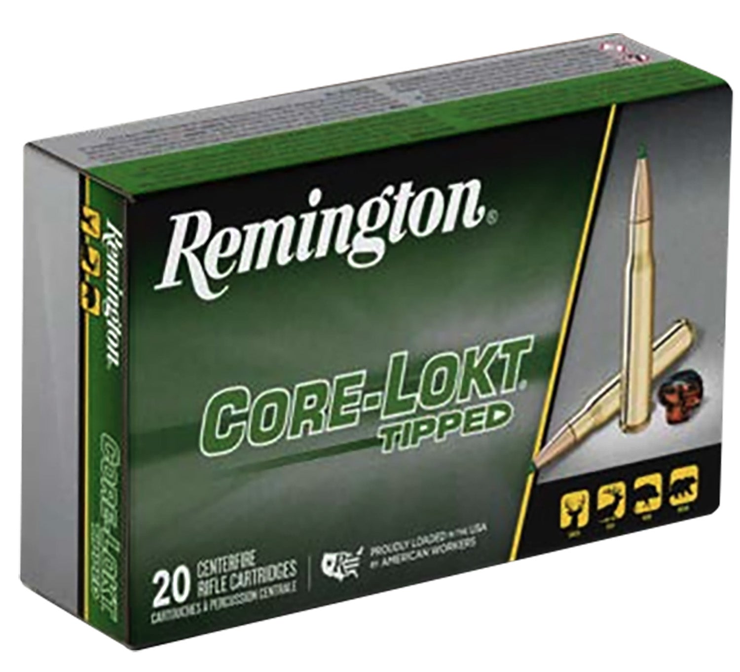 Remington 7mm PRC Rifle Ammo Core-Lokt Tipped Core Lokt Tipped Polymer Tip PolyTip 175 grain 