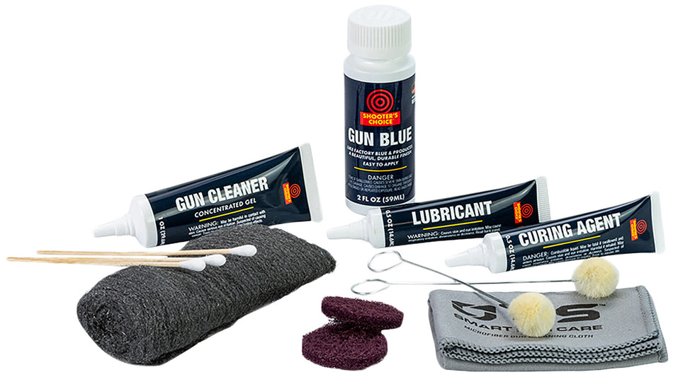Shooters Choice Cold Blue Gun Bluing Kit with Cleaner and Applicators