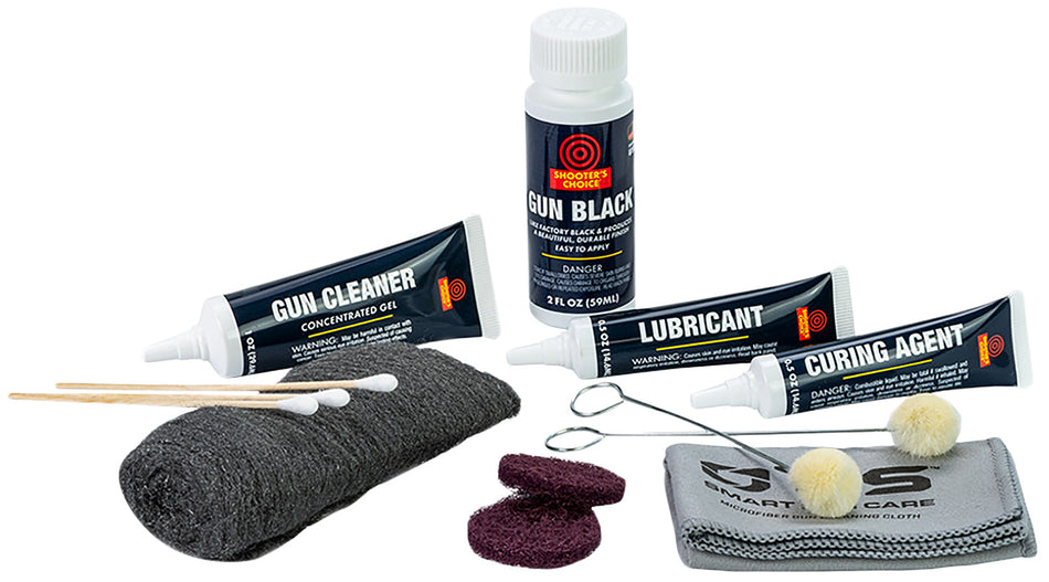 Shooters Choice Cold Black Gun Blackening Kit with Cleaner and Applicators