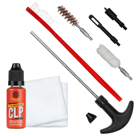 Shooters Choice SHFSRK40 .40 Cal/10mm Pistol Gun Rod Cleaning Kit with CLP