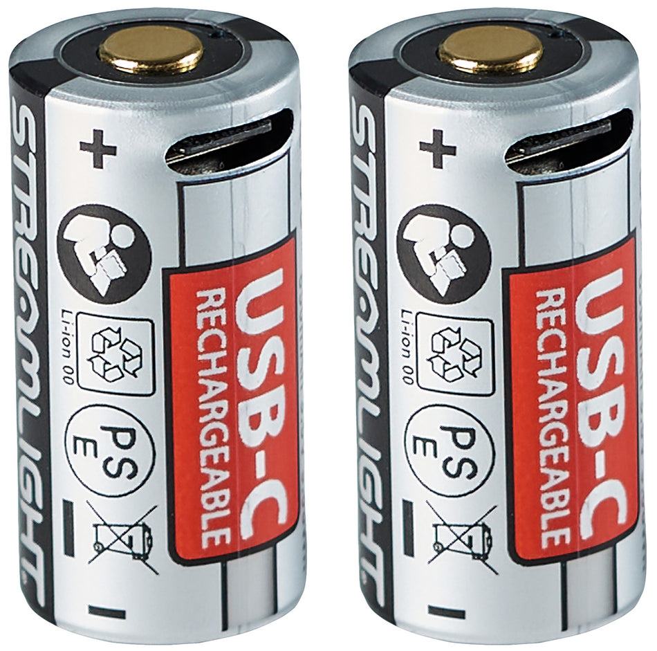 Streamlight SL-B9 Rechargeable Li-Ion Battery Pack Silver/Black 3.6 Volts, 2 Pack