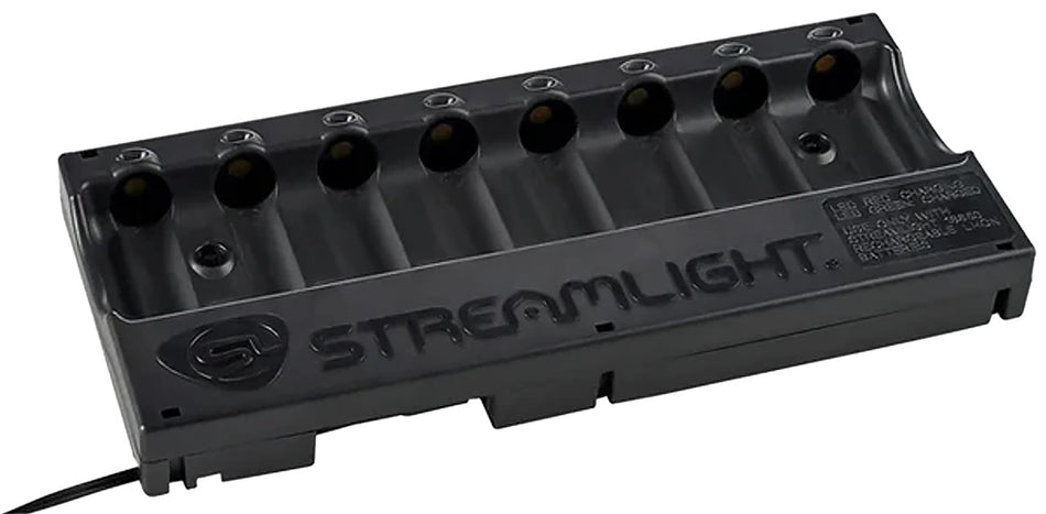 Streamlight 20233 Black 8-Bay Bank Charger SL-59/CR123A 12V DC