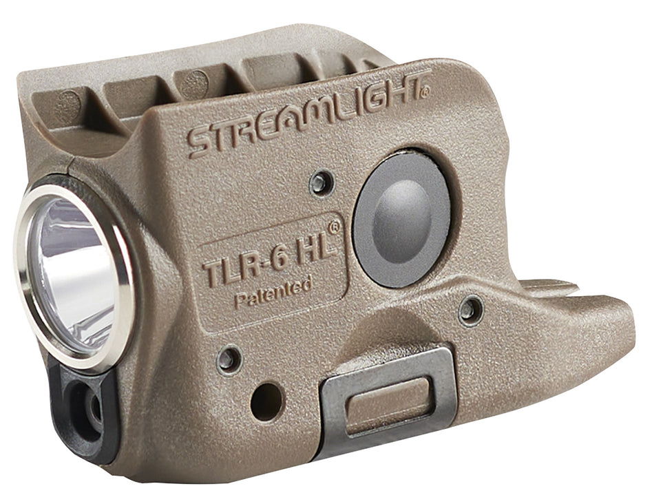 Streamlight TLR-6 HL G 69351 FDE 300 Lumen White LED Green Laser Glock 42 43 43X 48 Light