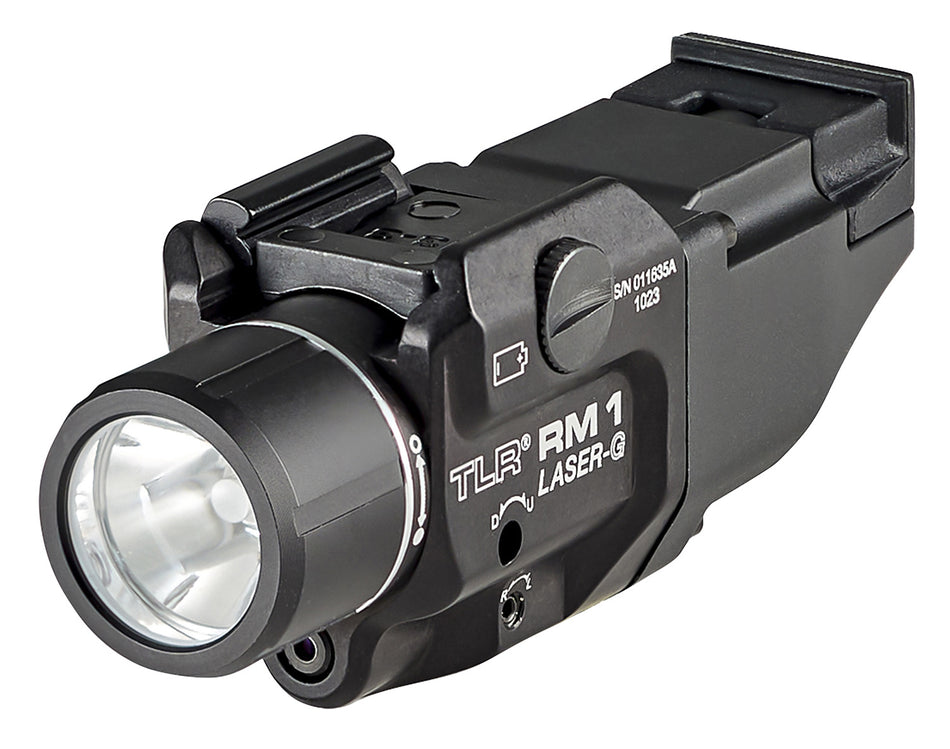 Streamlight TLR-1 RM with Green Laser 500 Lumens White LED Black Anodized Aluminum Picatinny Mount