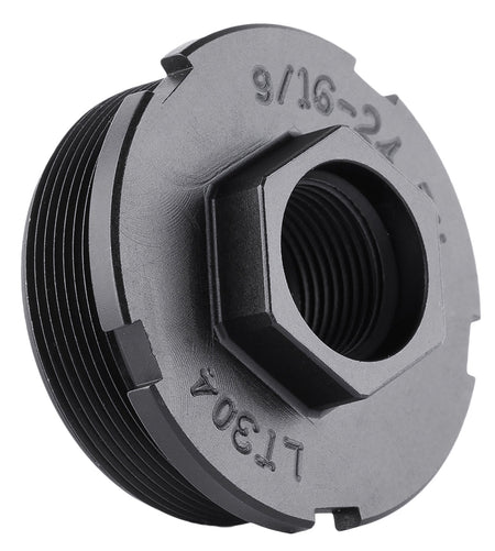 Dead Air LT301 1/2x28 HUB Suppressor Direct Thread Mount 4140 HT Alloy Steel Black Finish
