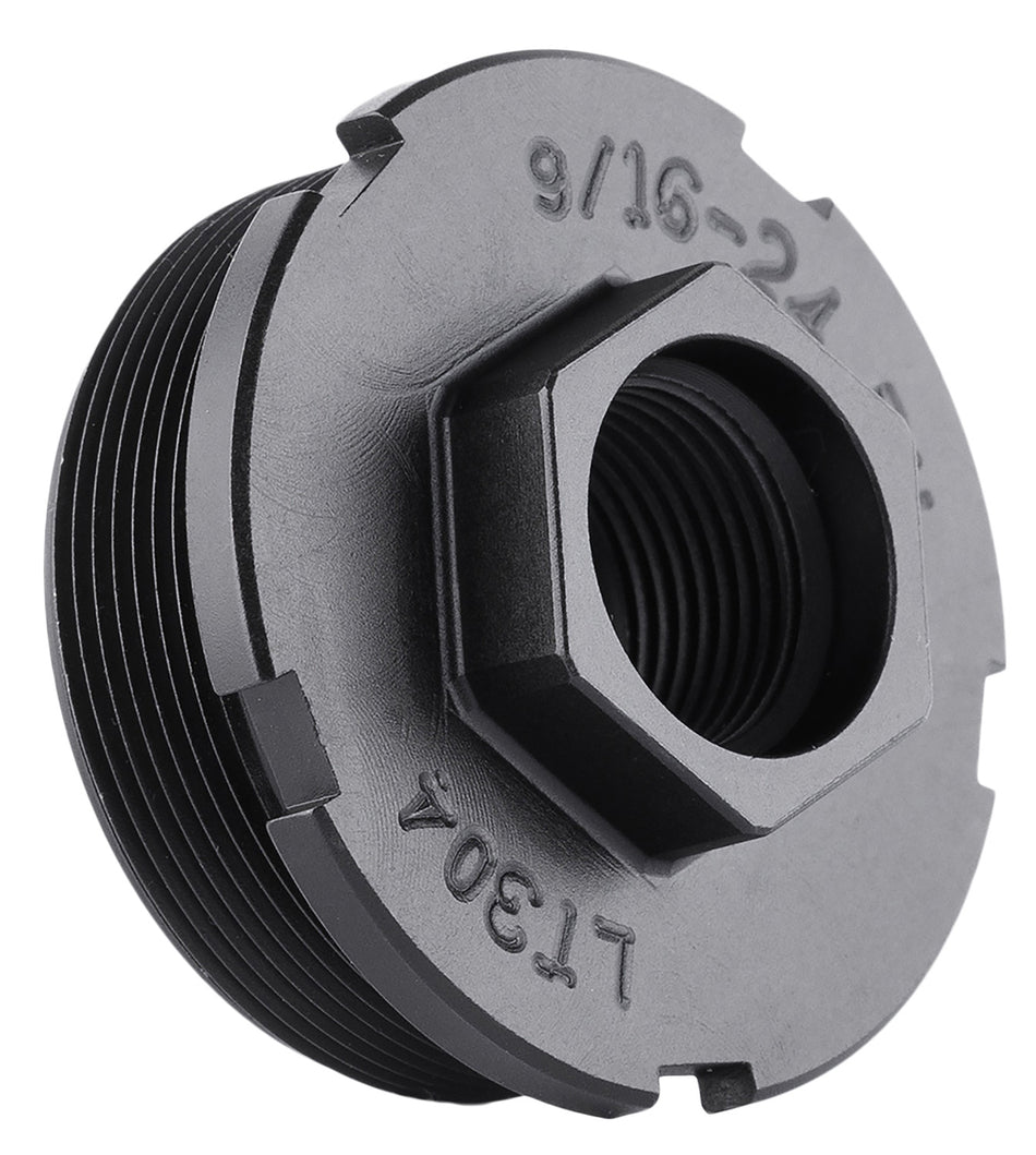 Dead Air LT301 1/2x28 HUB Suppressor Direct Thread Mount 4140 HT Alloy Steel Black Finish